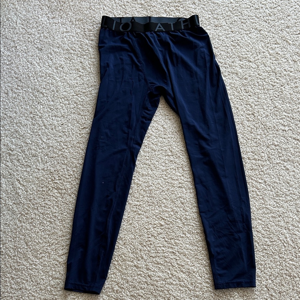 Youth 18-20/X-Large Dark Blue Compression Pants